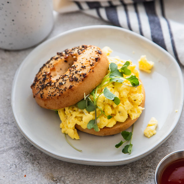 Fluffy Scrambled Egg Sandwich - Bedrock Bakers