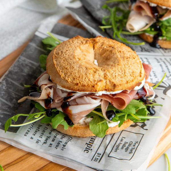 Prosciutto Arugula Balsamic Pagel Sandwich - Bedrock Bakers