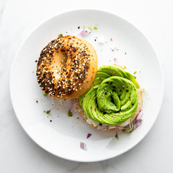 Avo Rose on Toasted Everything Pagel