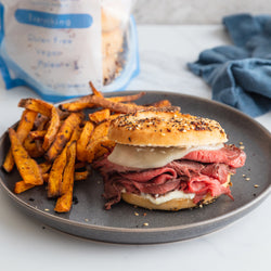 Roast Beef & Provolone Pagel Sandwich