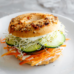 Veggie Sandwich on Everything Pagel