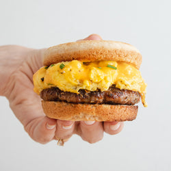 Sausage, Egg and Cheese Breakfast Sandwich