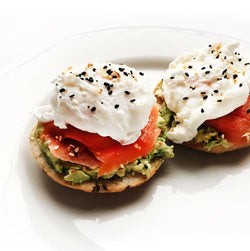 Salmon & Poached Egg Pagel