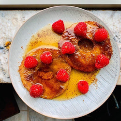 Raspberry Pagel Frech Toast