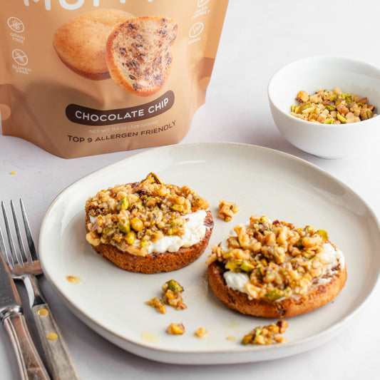 Chocolate Chip Allergen Friendly English Muffins 4/Pack