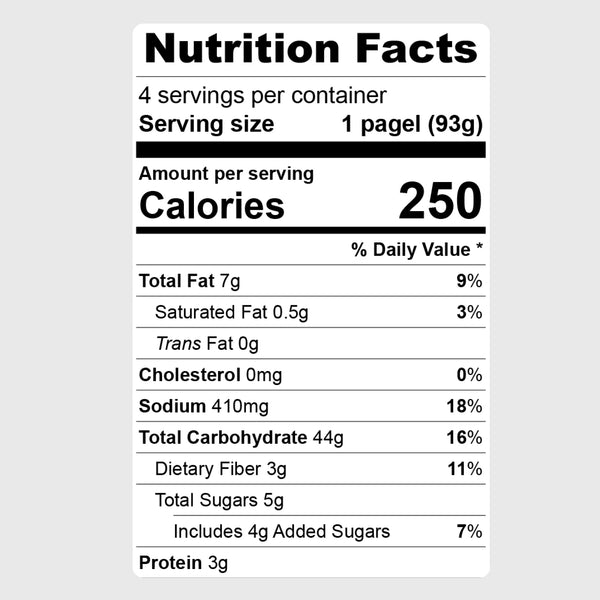 French Toast Pagels 4/Pack